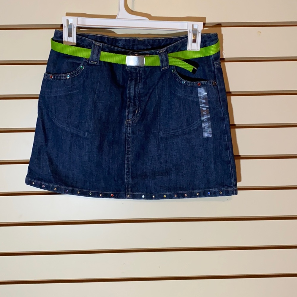 Girls blue Jean mini skirt